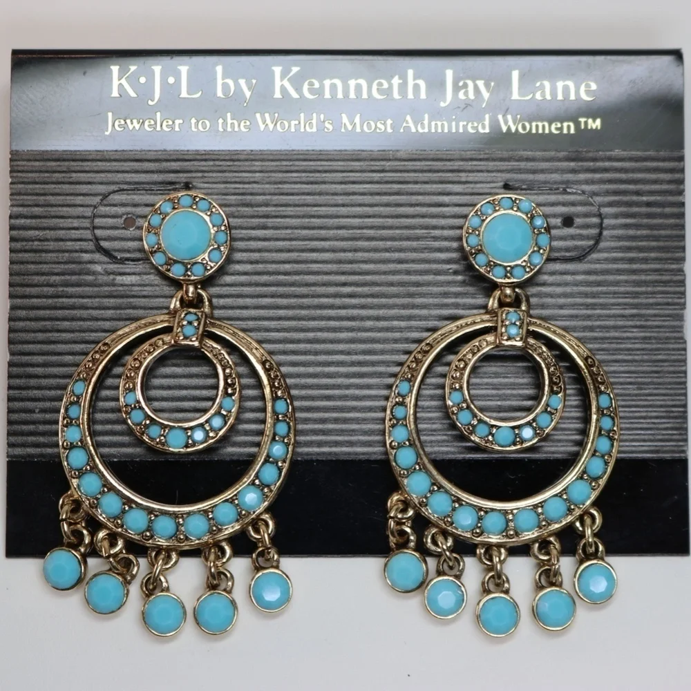 Vintage KENNETH JAY LANE Chandelier Earrings